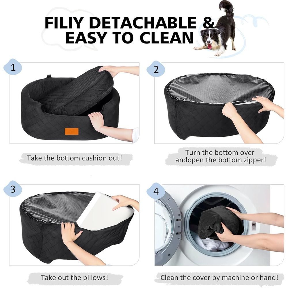 Dog Car Travel Bed  -  Washable Booster Seat for SUVs - image 5