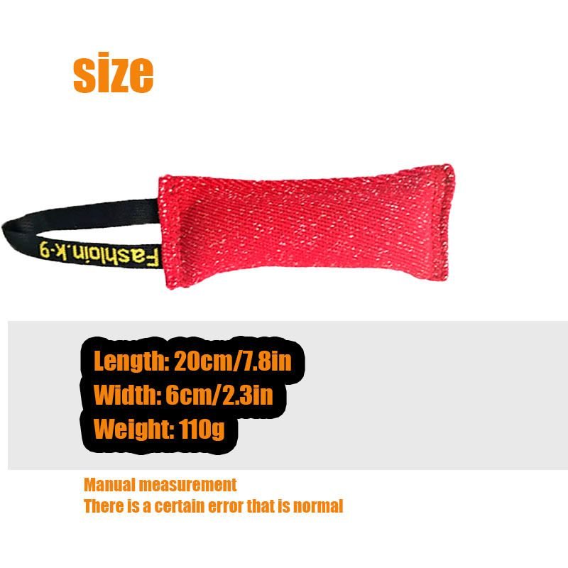 Hemp Dog Bite Tug Pillow  -  Rope Handle for Malinois & GSD - image 2
