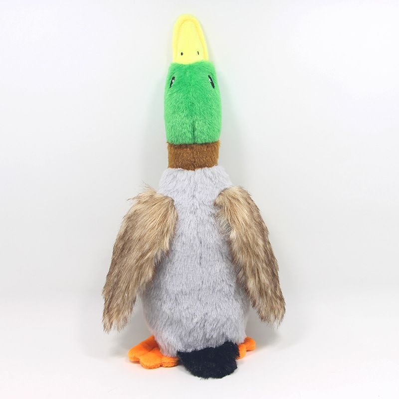 Soft Plush Crinkle Duck  -  Squeaker Toy for Puppies - image 5