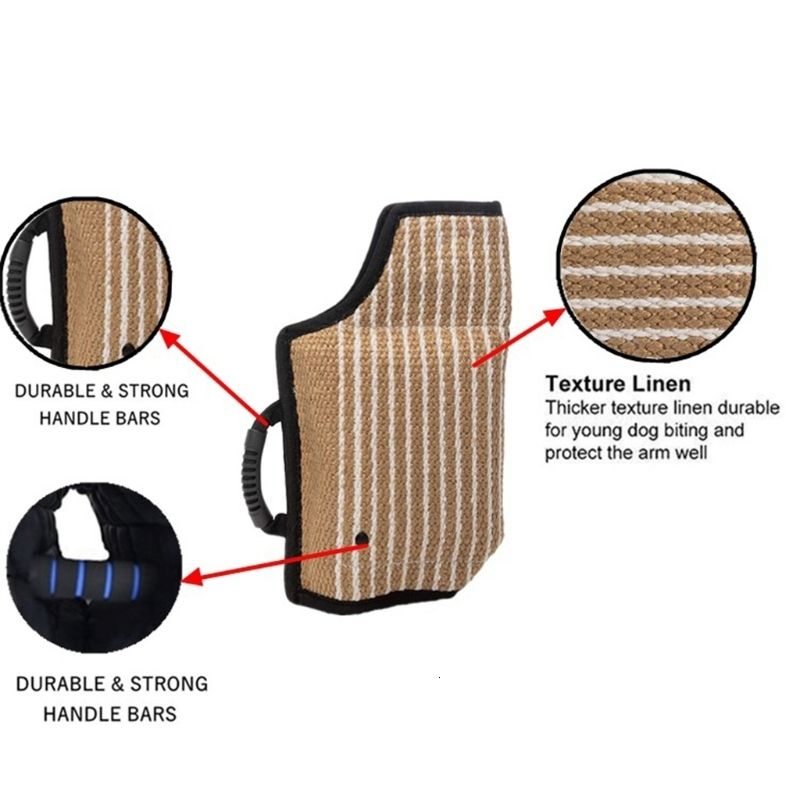 Strong Jute Dog Bite Sleeve Tug  -  K9 Training Glove - image 3